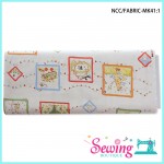 FABRIC-MK41:1, 11, 21 & 31 MIKIONO " ELFIN " HOUSE KEEPING INSPIRATION
